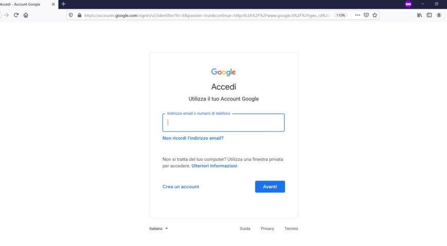 Primo accesso a Google Gsuite for Education